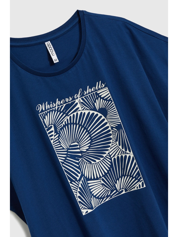 Moodo Ženska majica Moodo – tamno plava