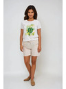Moodo Ženska bijela majica s printom