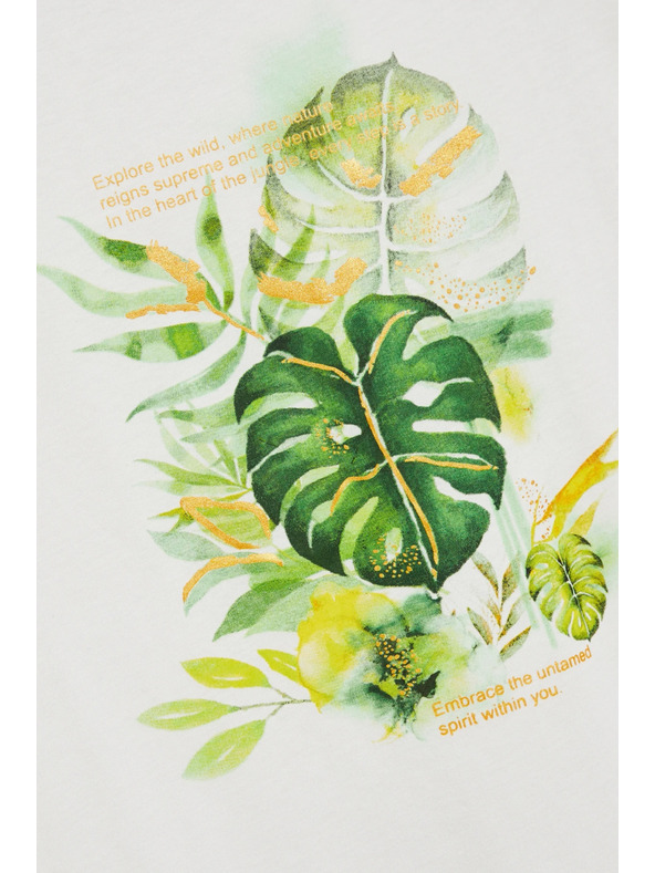 Moodo Ženska bijela majica s printom