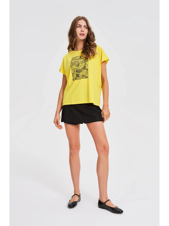 Moodo Ženska majica Moodo – žuta