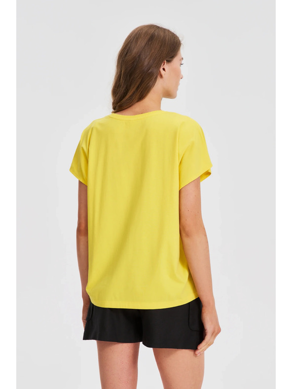 Moodo Ženska majica Moodo – žuta