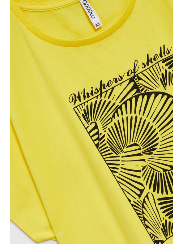Moodo Ženska majica Moodo – žuta