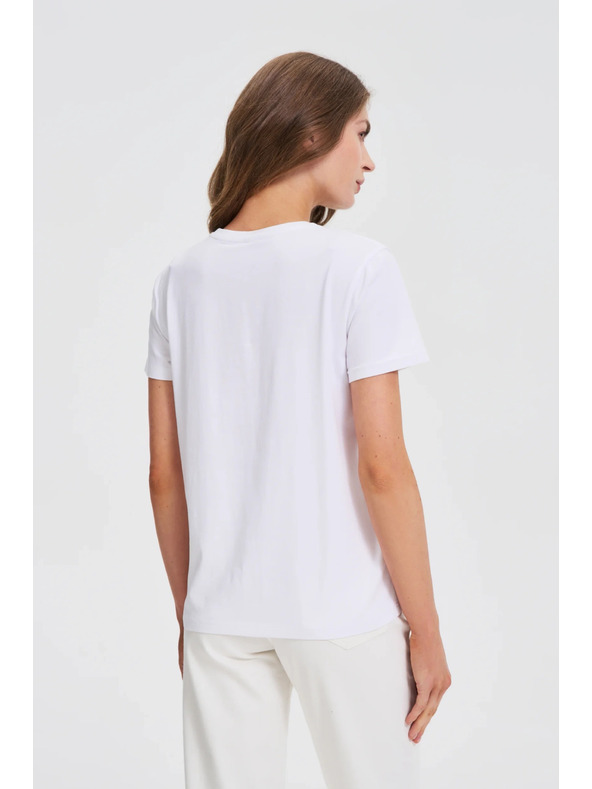 Moodo Bijela majica s printom