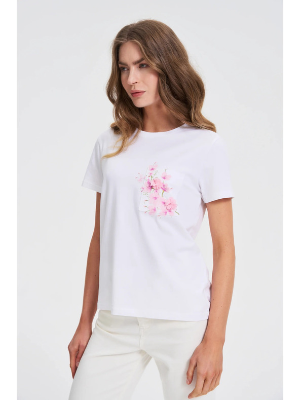 Moodo Bijela majica s printom