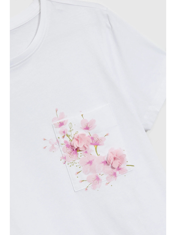 Moodo Bijela majica s printom