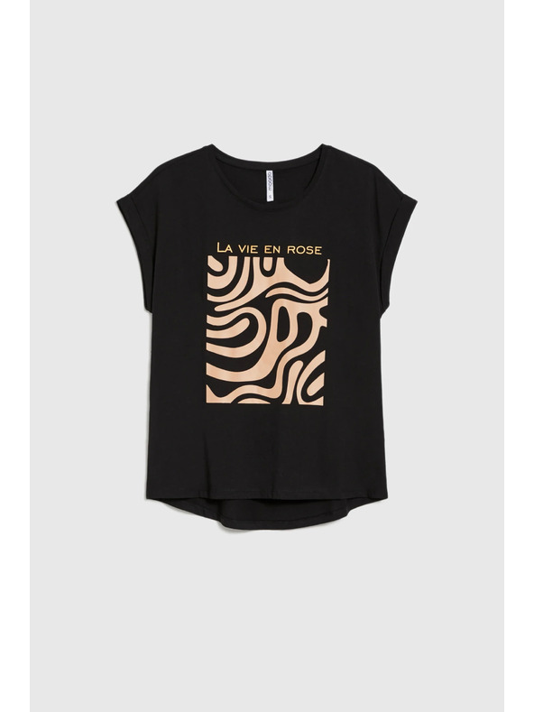 Moodo Ženska majica Moodo – crna