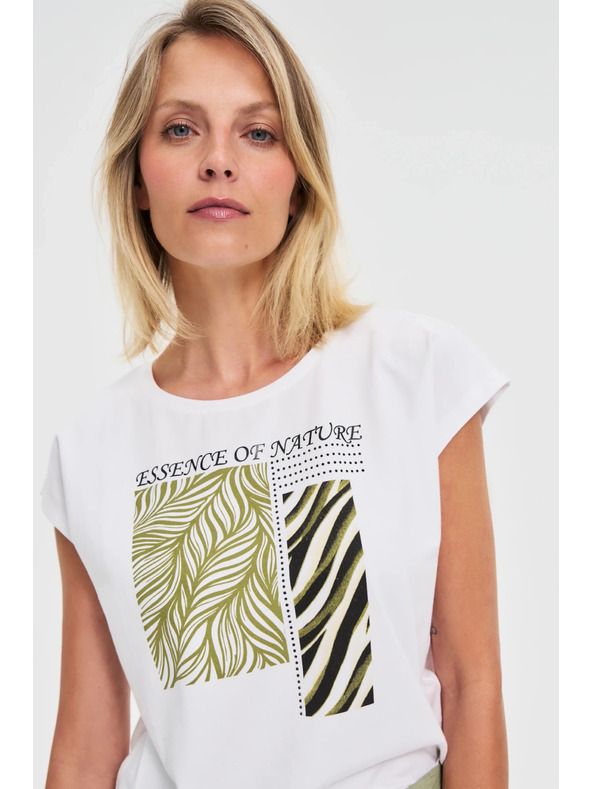 Moodo Ženska majica Moodo – bijela