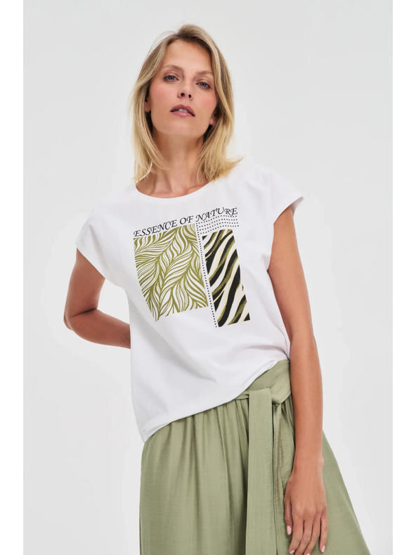 Moodo Ženska majica Moodo – bijela