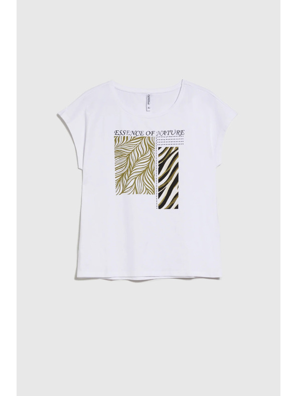 Moodo Ženska majica Moodo – bijela