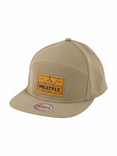 Meatfly Meatfly šilterica Yuto 6 Panel Snapback Olive Live | Zelena |