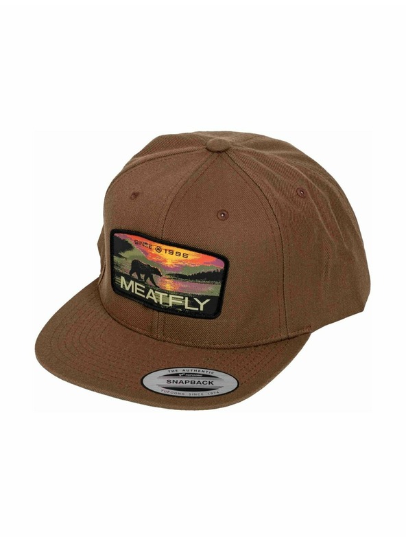 Meatfly Meatfly šilterica Hornet Snapback Red Alaska / Tan | Smeđa