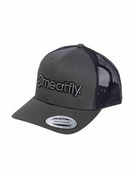 Meatfly Meatfly šilterica MF Logo Trucker Black / Grey / Dark Grey | Crna