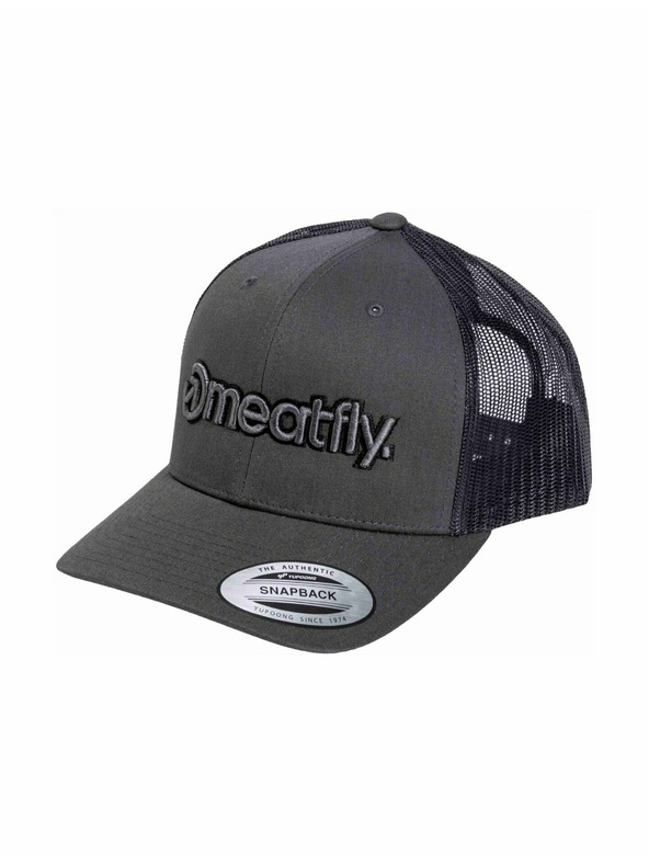 Meatfly Meatfly šilterica MF Logo Trucker Black / Grey / Dark Grey | Crna