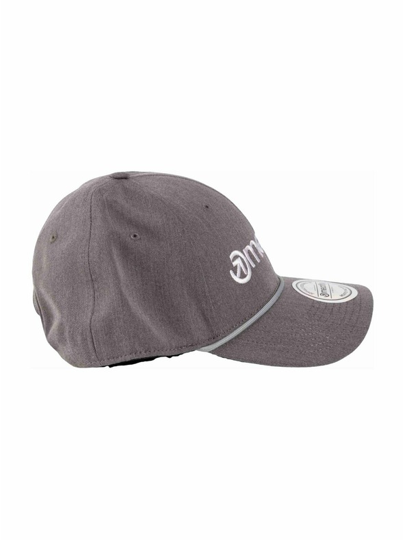 Meatfly Meatfly šilterica Gaten Flexfit Grey / White Logo | Siva | Veličina