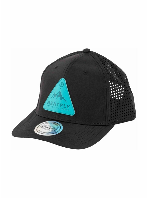 Meatfly Meatfly šilterica Ollie Perfor Cap Black Peak | Crna |