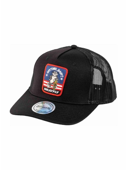 Meatfly Meatfly šilterica Corey Trucker Black Tomcat | Crna |