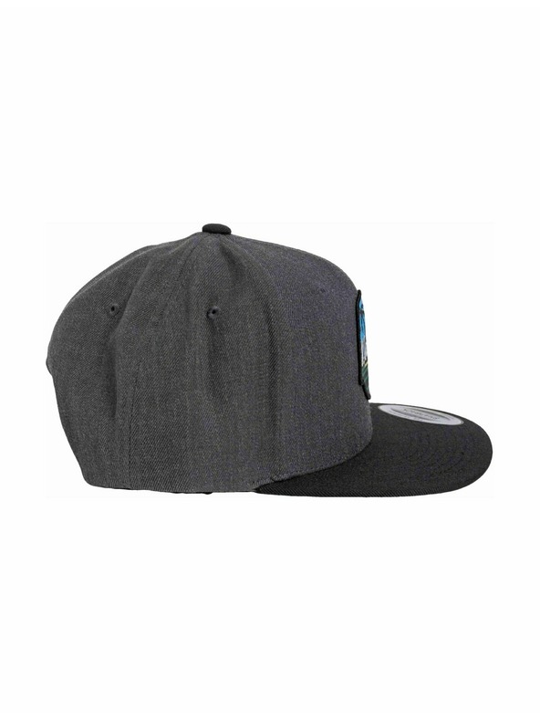 Meatfly Meatfly šilterica Flanker Snapback Beach / Charcoal / Black | Crna