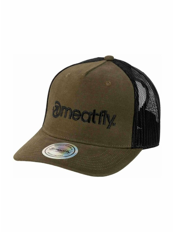 Meatfly Meatfly šilterica Shaun Trucker Army / Camo Logo | Crna | Veličina