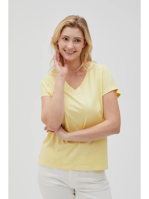 Moodo Ženska majica Moodo – svijetložuta