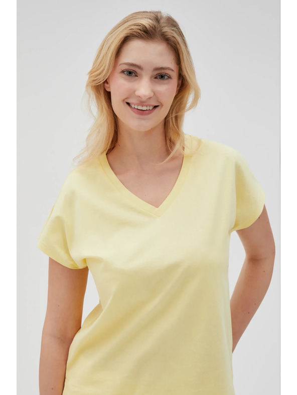 Moodo Ženska majica Moodo – svijetložuta