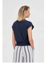 Moodo Ženski top Moodo – boja mornarice