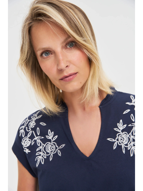 Moodo Ženski top Moodo – boja mornarice