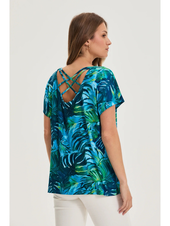 Moodo Ženska majica Moodo – tamno zelena