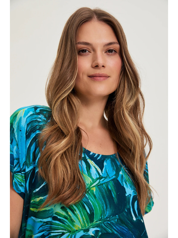 Moodo Ženska majica Moodo – tamno zelena