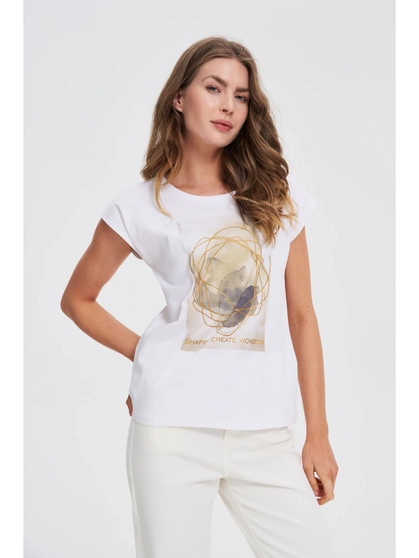 Moodo Ženska majica Moodo – bijela