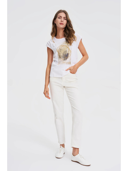 Moodo Ženska majica Moodo – bijela