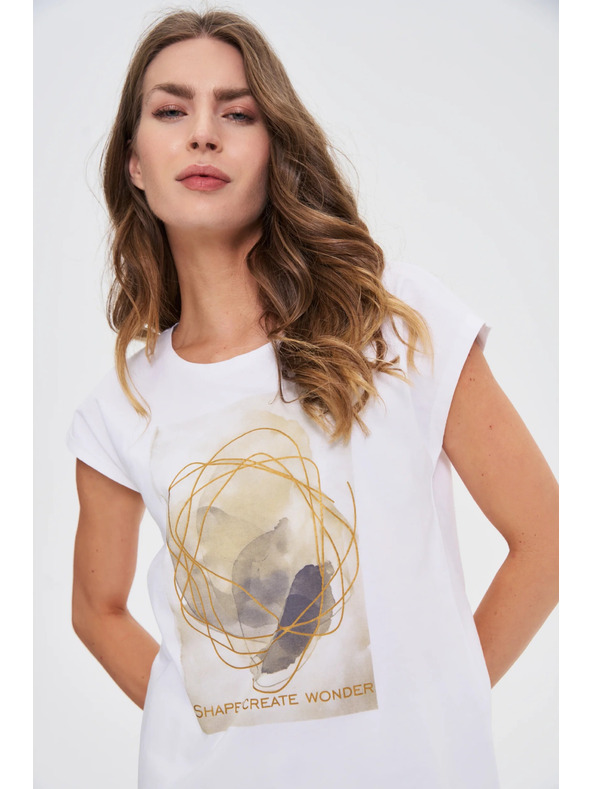 Moodo Ženska majica Moodo – bijela