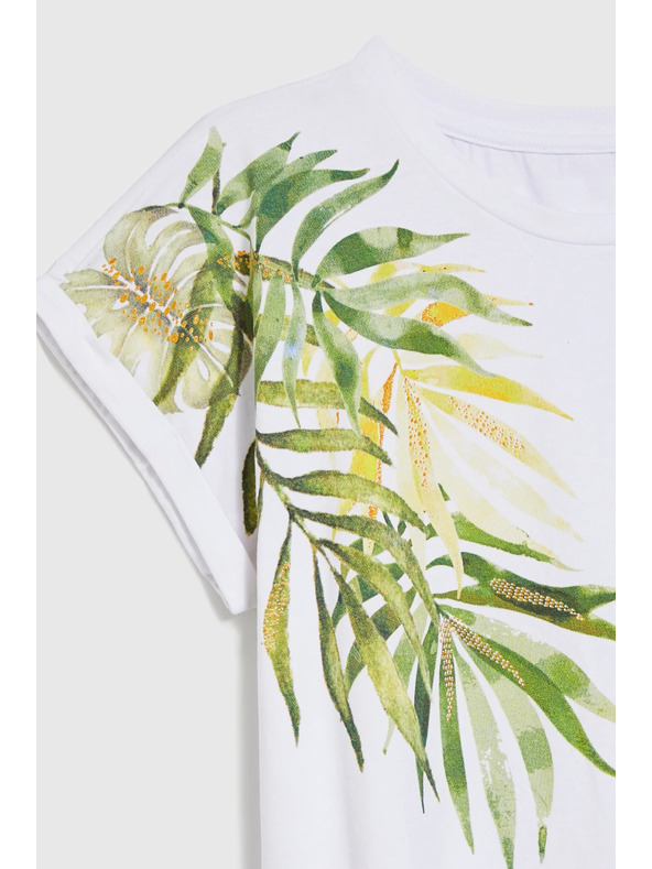 Moodo Ženski asimetrični top Moodo – bijeli