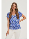 Moodo Ženska majica Moodo – plava