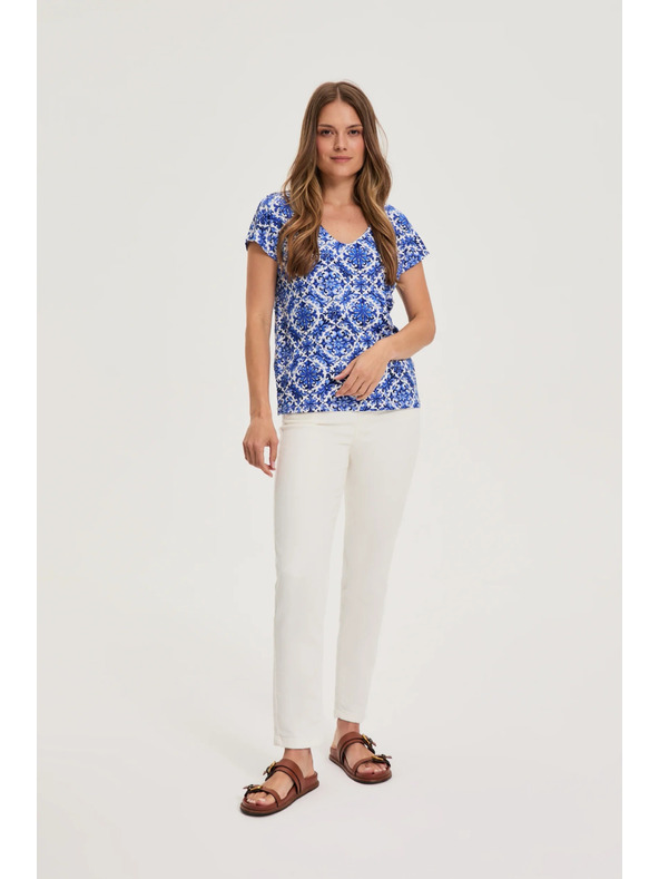 Moodo Ženska majica Moodo – plava