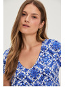 Moodo Ženska majica Moodo – plava