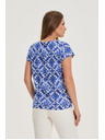 Moodo Ženska majica Moodo – plava