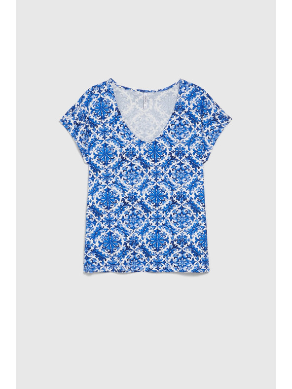 Moodo Ženska majica Moodo – plava