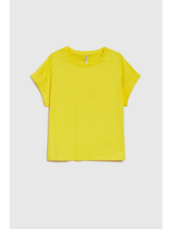 Moodo Ženska pamučna majica Moodo – žuta