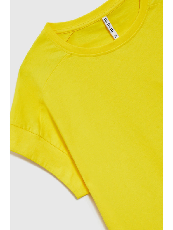 Moodo Ženska pamučna majica Moodo – žuta
