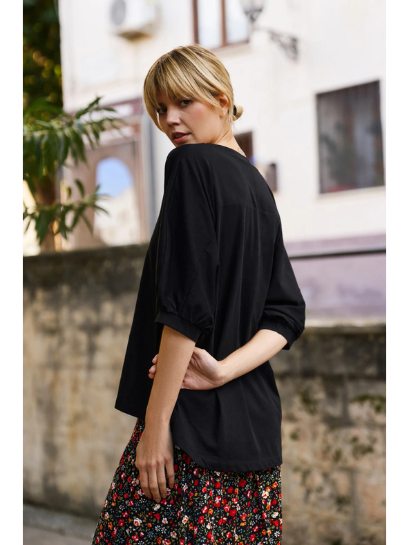 Moodo Ženska majica Moodo – crna