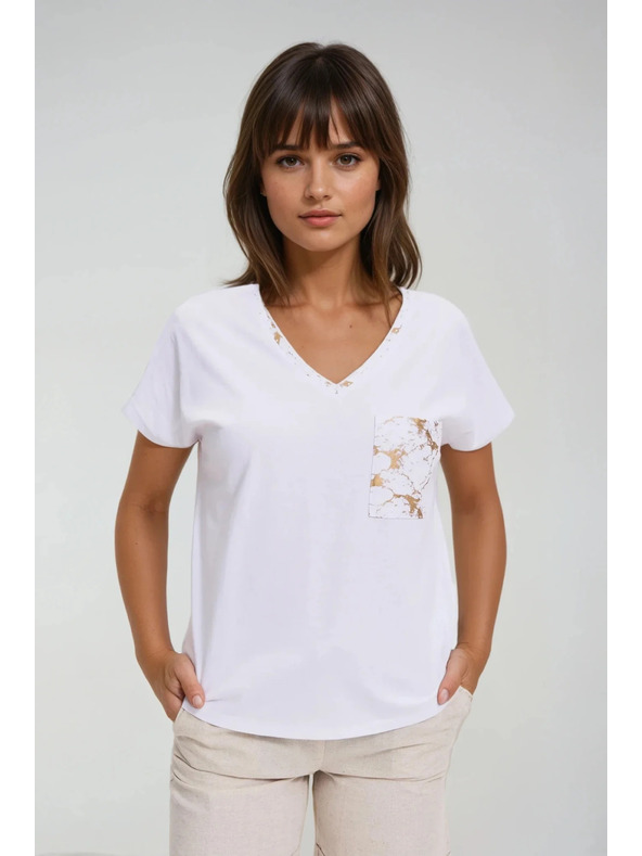 Moodo Ženska pamučna majica Moodo – bijela