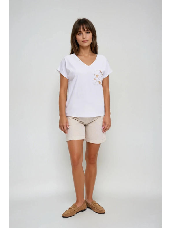 Moodo Ženska pamučna majica Moodo – bijela