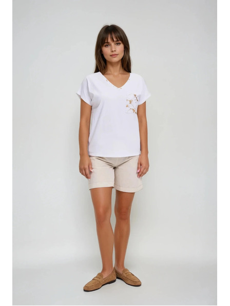 Moodo Ženska pamučna majica Moodo – bijela