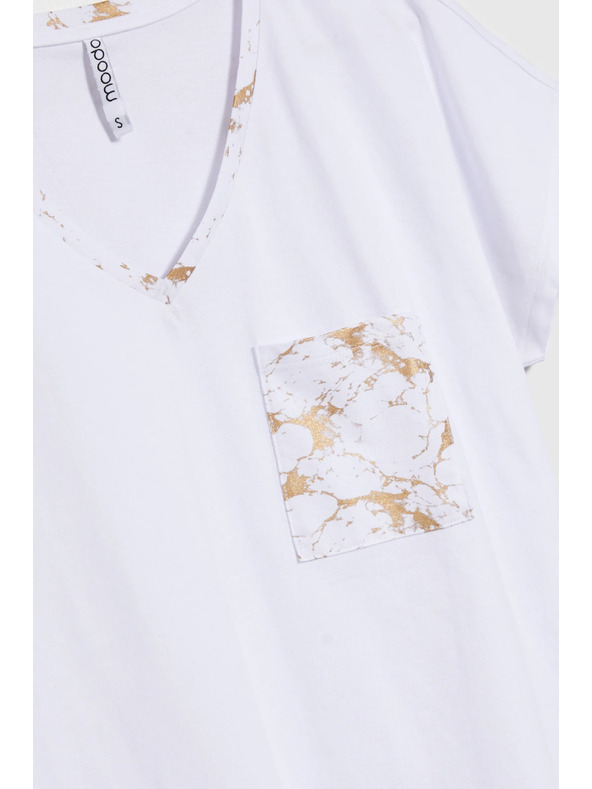 Moodo Ženska pamučna majica Moodo – bijela