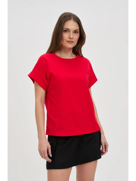 Moodo Ženska pamučna majica Moodo – crvena