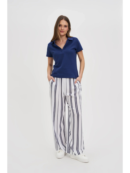 Moodo Plava ženska polo majica