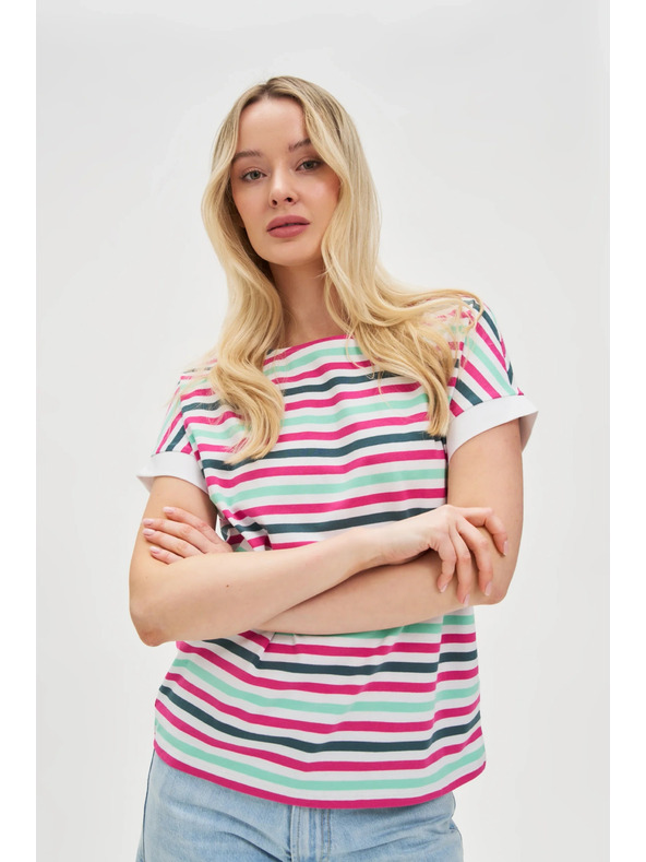 Moodo Moodo ženska majica na pruge