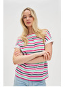 Moodo Moodo ženska majica na pruge