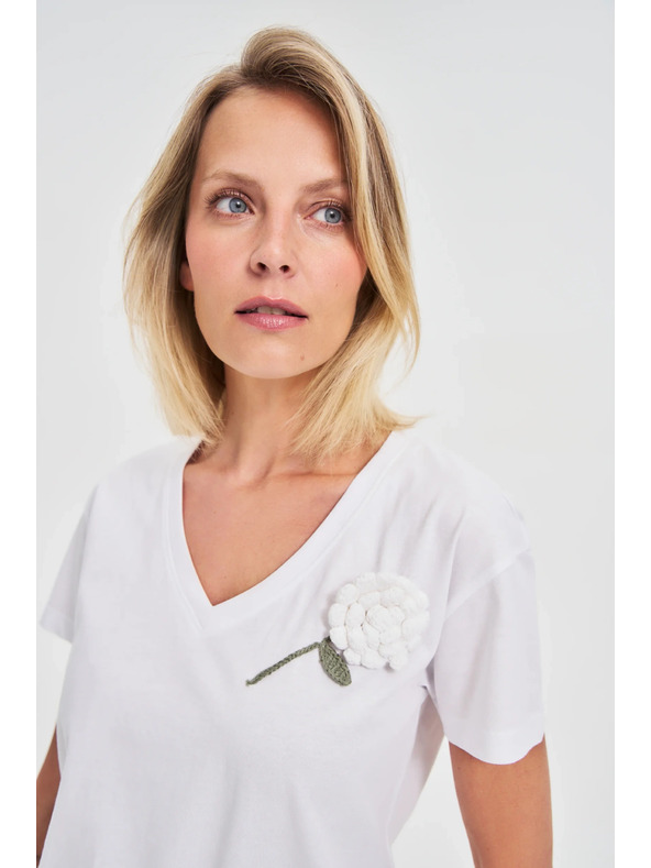 Moodo Ženska majica Moodo – bijela