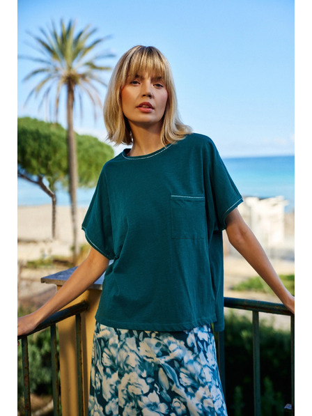 Moodo Ženski top s džepom Moodo